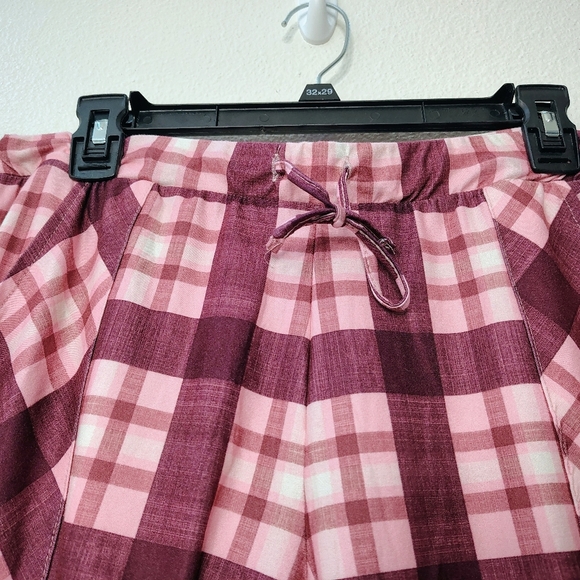 Lucky Brand Women's Plaid Pink Pants Pajamas Waist Band Sz Small Pockets NWOT - Picture 8 of 10
